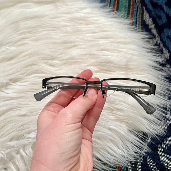 Emporio Armani Accessories - Emporio Armani prescription eyeglasses FRAMES EA 1006. Black / gray plastic